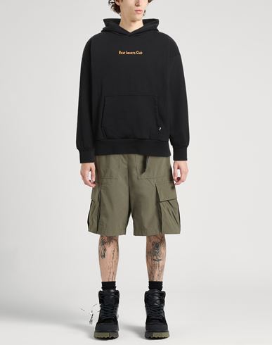 Man Sweatshirt Black Size XS Cotton