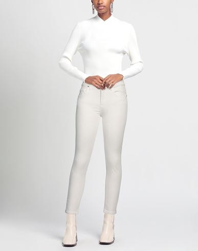Woman Denim pants Off white