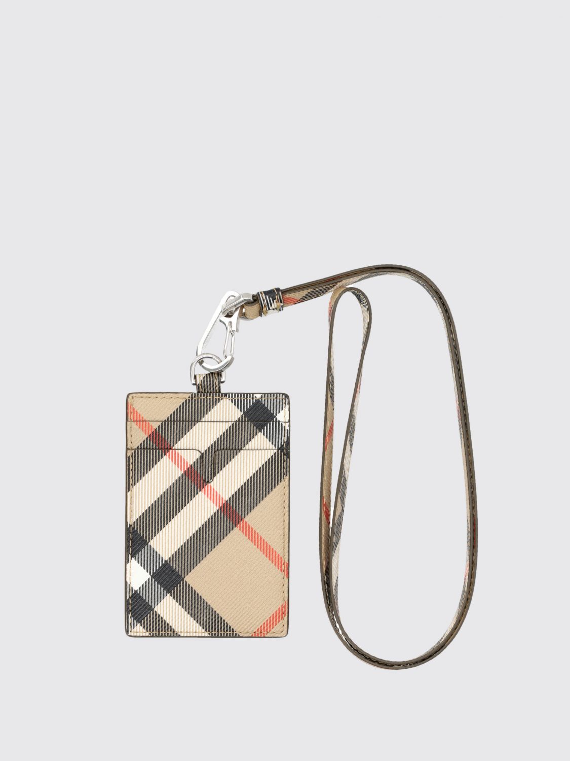 Check Lanyard card holder - Neutrals