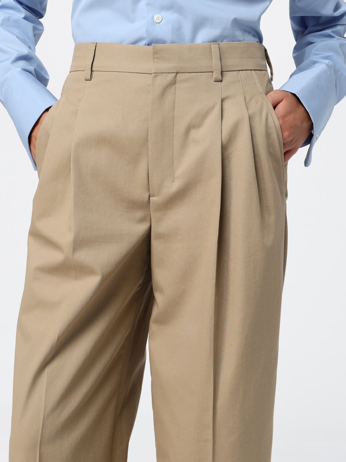 Pants Woman color Beige