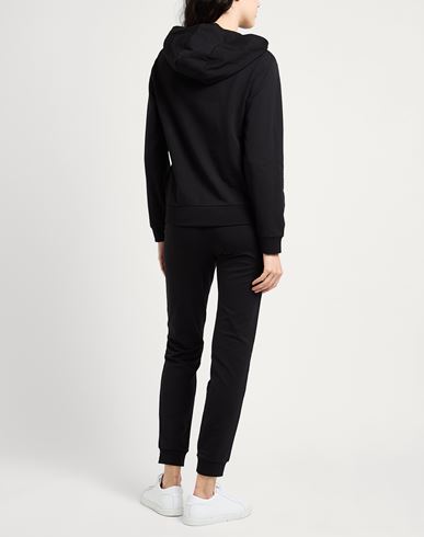 Ea7 Woman Tracksuit Black Size L Cotton, Modal, Elastane
