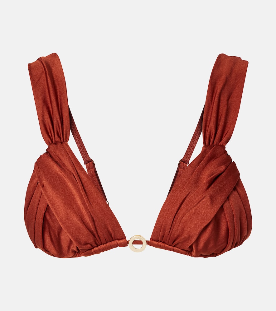 Ari gathered bikini top
