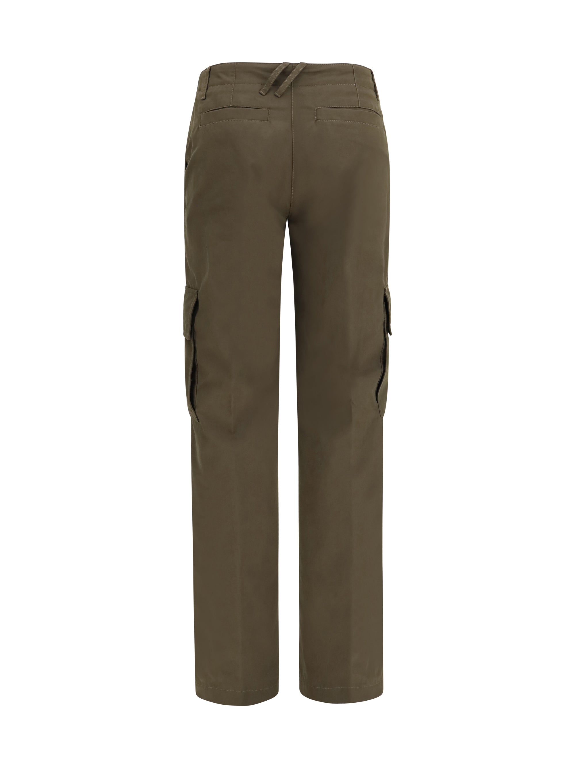 Gabardine Cotton Cargo Pants — Juniper