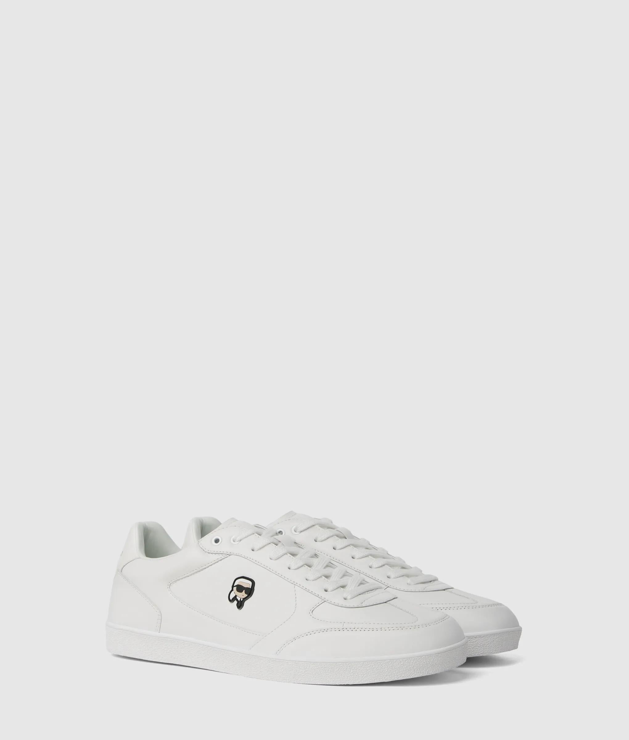 Karl Lagerfeld - Ikon Nft Sneakers Mit Aufnäher, Herren, Weiss, Größe