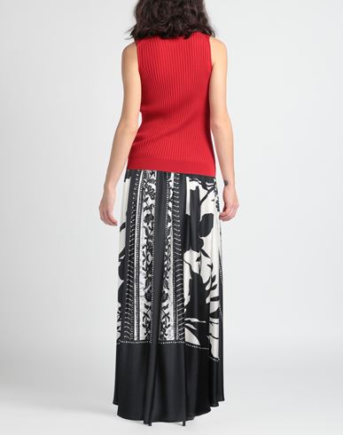 Co. go Woman Maxi skirt Black Size 2 Silk