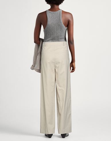 Woman Pants Beige Size 4 Viscose, Polyester, Elastane