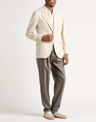 Man Blazer Ivory Size 34 Wool, Cashmere