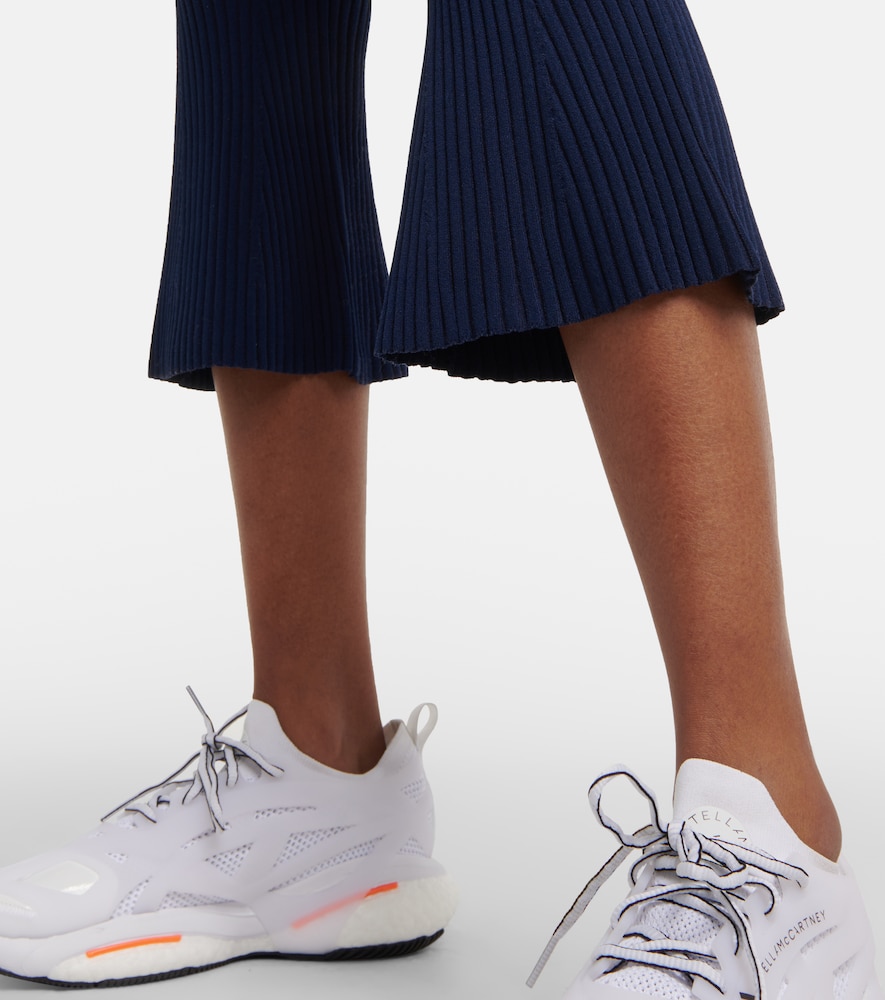 Live The Process Atlas ribbed-knit flared pants