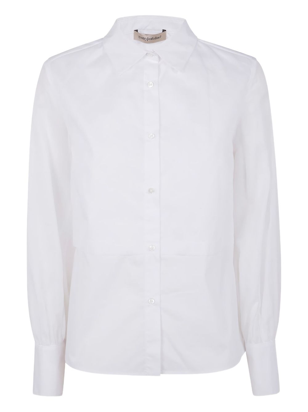 Gentry Portofino classic-collar cotton shirt - White