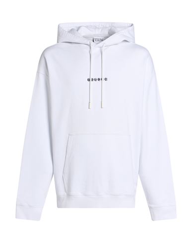 Man Sweatshirt White Size XL Organic cotton, Elastane