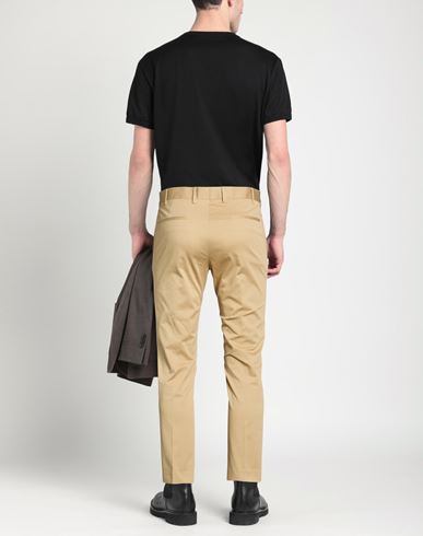Man Pants Sand Size 34 Cotton, Elastane