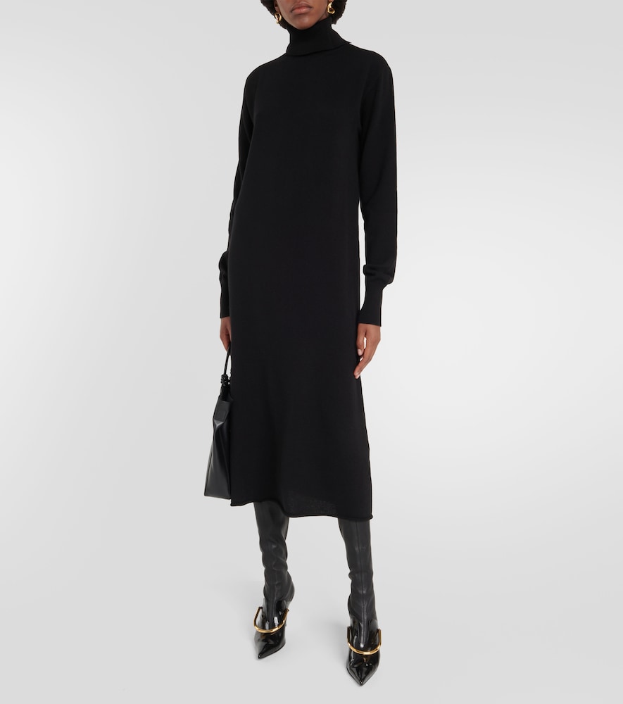 Cashmere midi dress