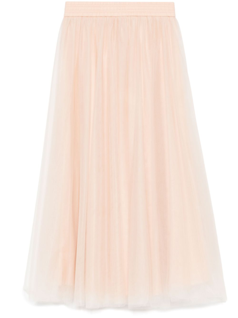 Tulle midi skirt - Pink