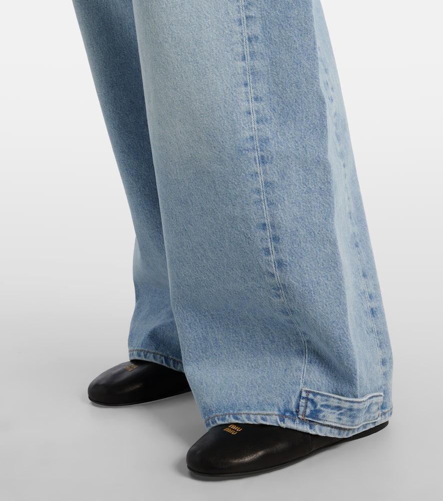 Agolde Darsha mid-rise barrel-leg jeans