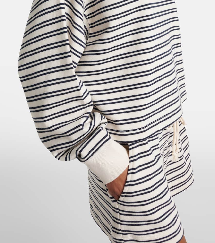 Isabelle striped cotton jersey sweatshirt