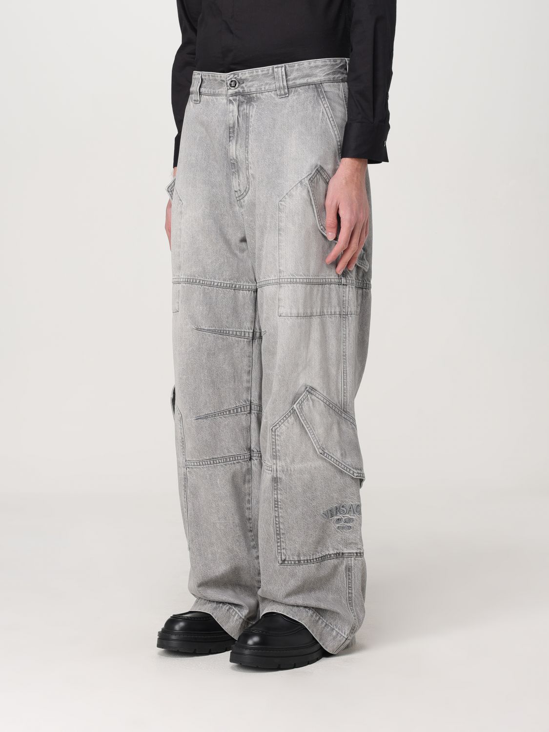 Jeans Men color Grey