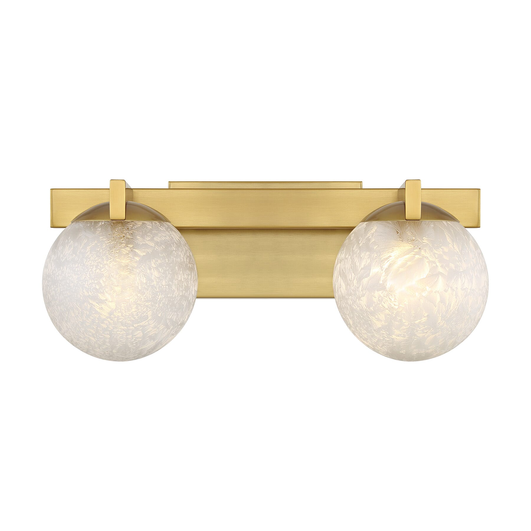 Darien 2-Light Bathroom Vanity Light in Warm Bra