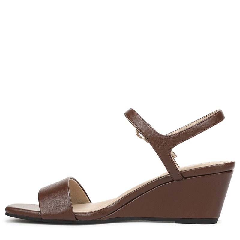 Women's Sawyer Wedge Dress Sandals (Cocoa Brown Faux Leather)