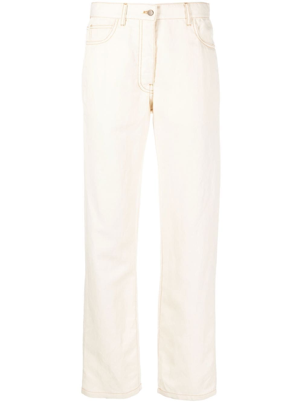 Pantalon de jambe droite du patrimoine Giuliva avec cinq poche