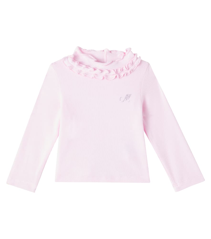 Baby embellished ruffled shirt