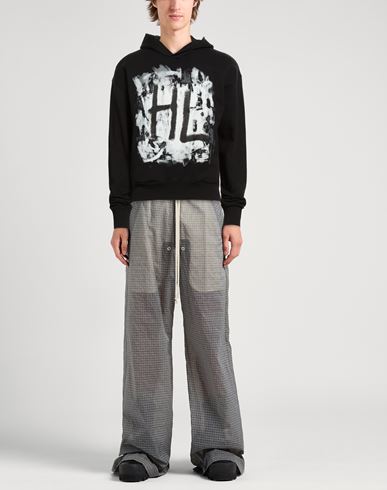 Man Sweatshirt Black Size S Cotton