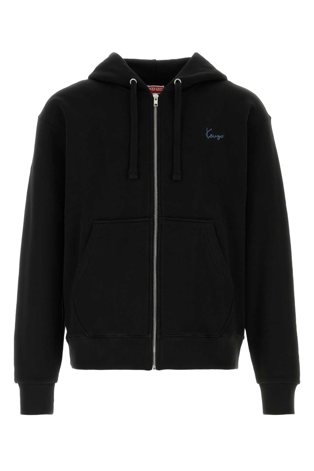 Cotton Sweatshirt — Black
