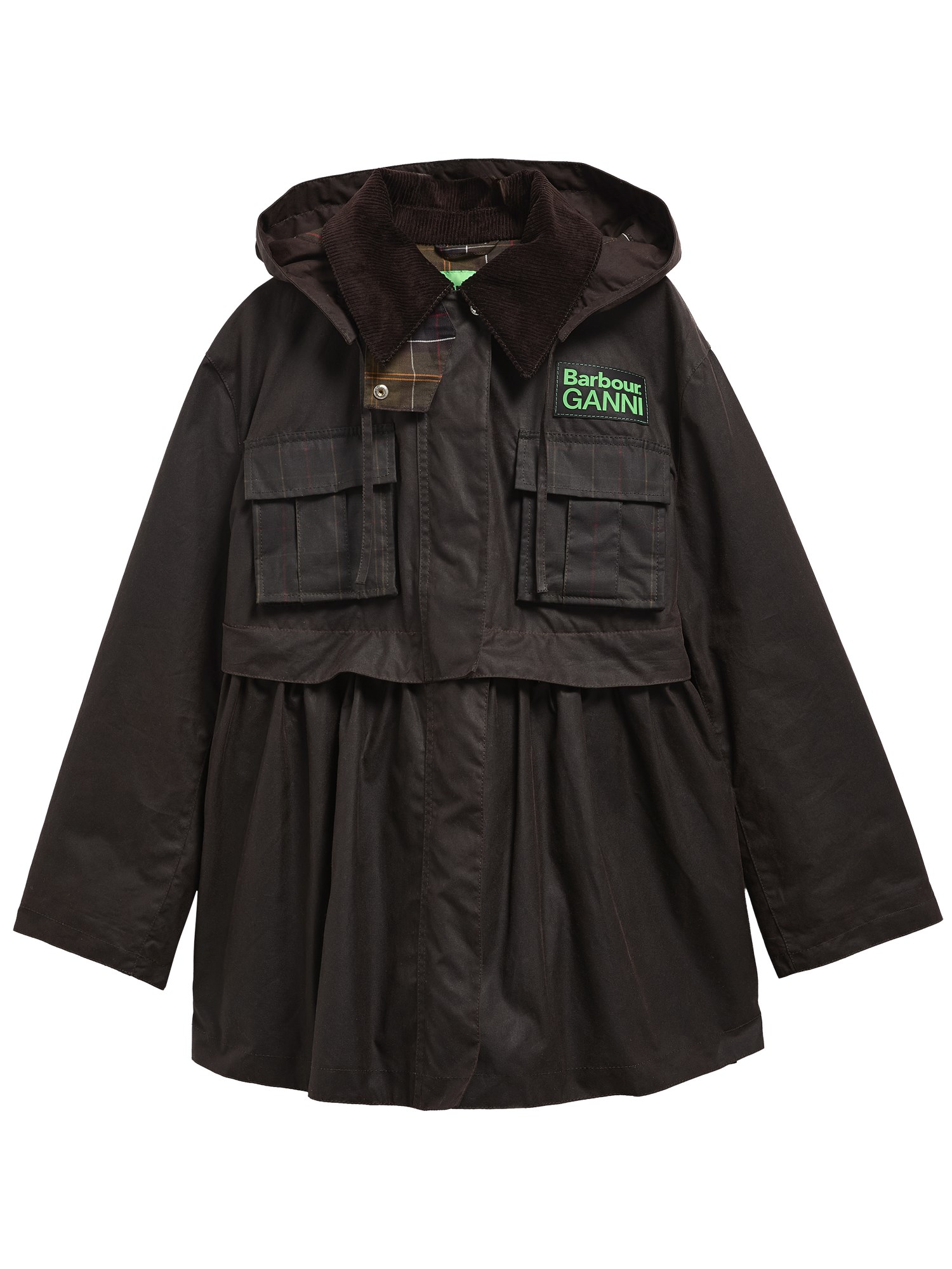"barbour x gannni" coat