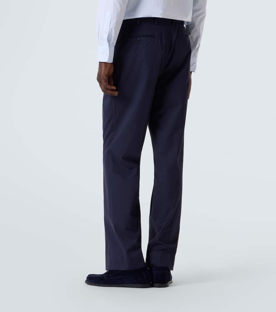 Amo cotton and cashmere straight pants