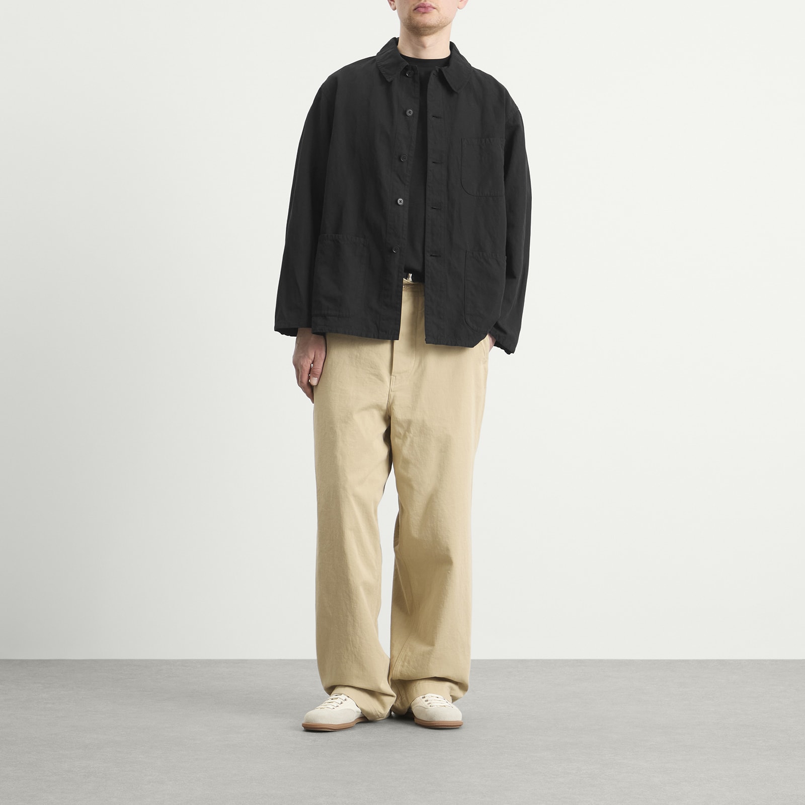 Men's Gaba. Work Shirt Jacket Black