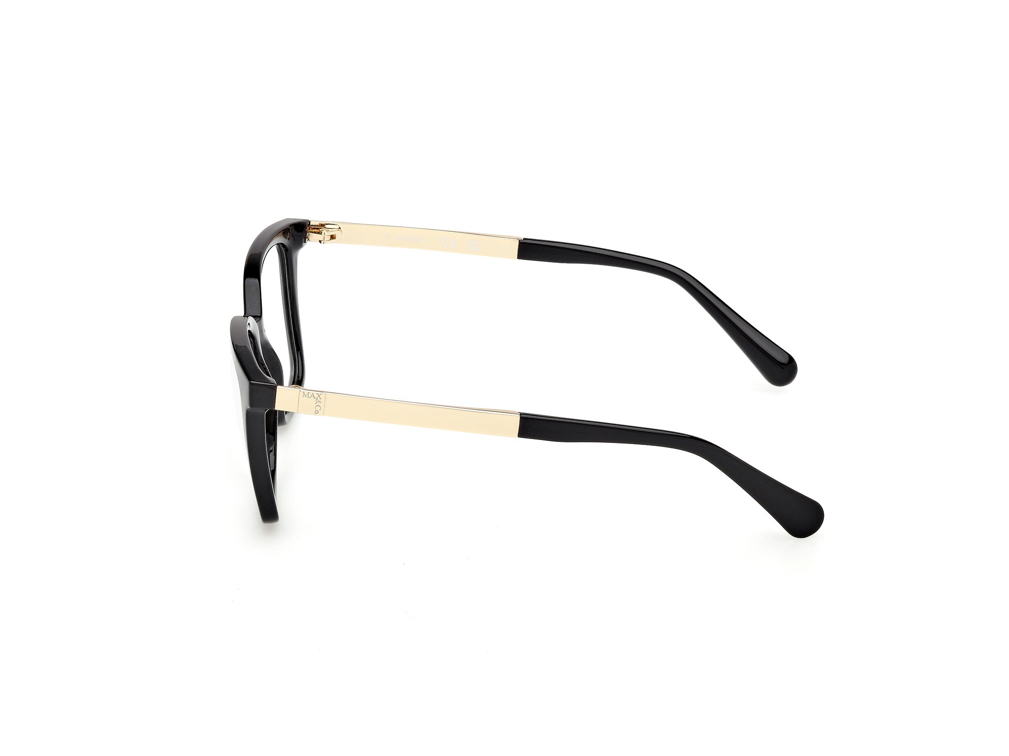MAX&Co Mujer MAX&Co MO5189 001 Monturas ópticas Inyectado Negro Cuadrada Norma