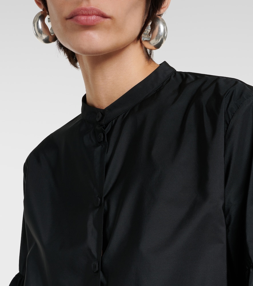 Puff-sleeve blouse