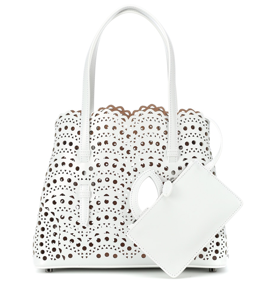 Mina 25 leather tote bag