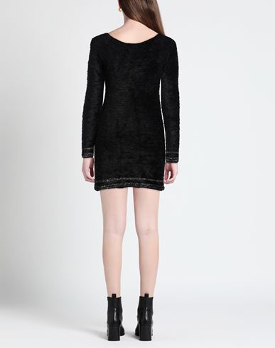 Actitude By Twinset Woman Mini dress Black Size XS Polyamide, Polyester, Metallic fiber