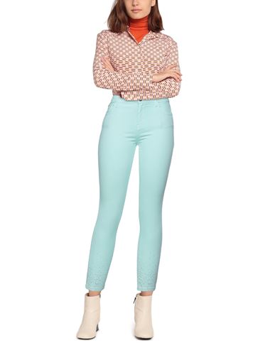 Woman Jeans Light green Size 26 Cotton, Viscose, Elastane