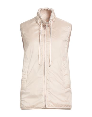 Woman Vest Cream Size 4 Polyester
