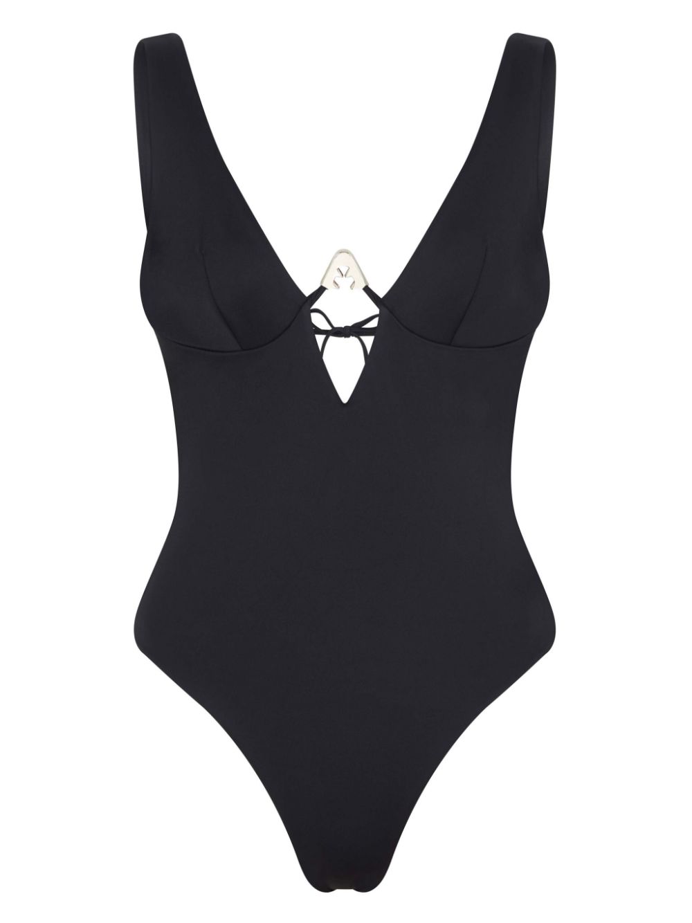 Shark Logo swimsuit - Black