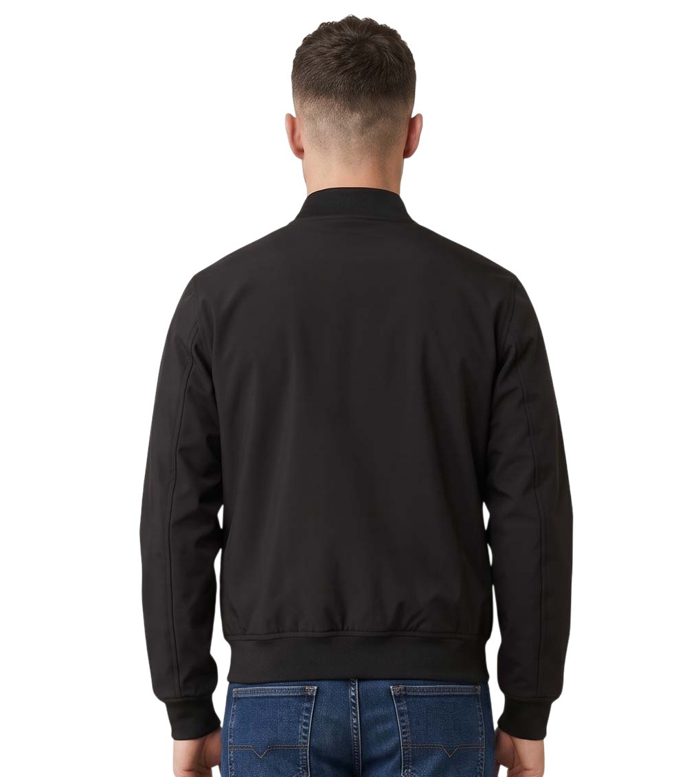 Black Band Collar Jacket