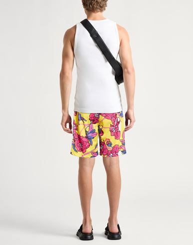 P. a.r. o.s. h. Man Shorts & Bermuda Shorts Yellow Size M Polyester