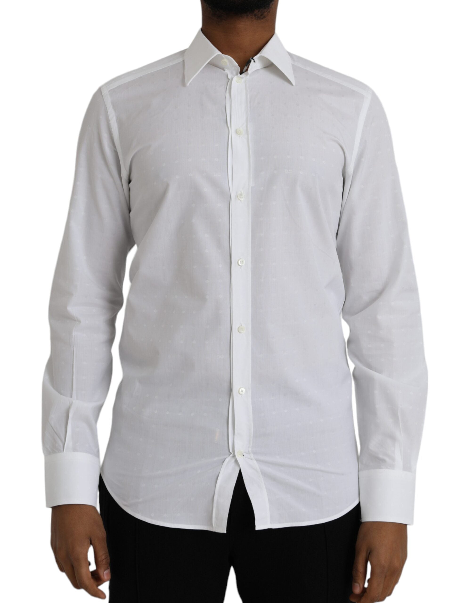Cotton Dress Shirt Shirt — White