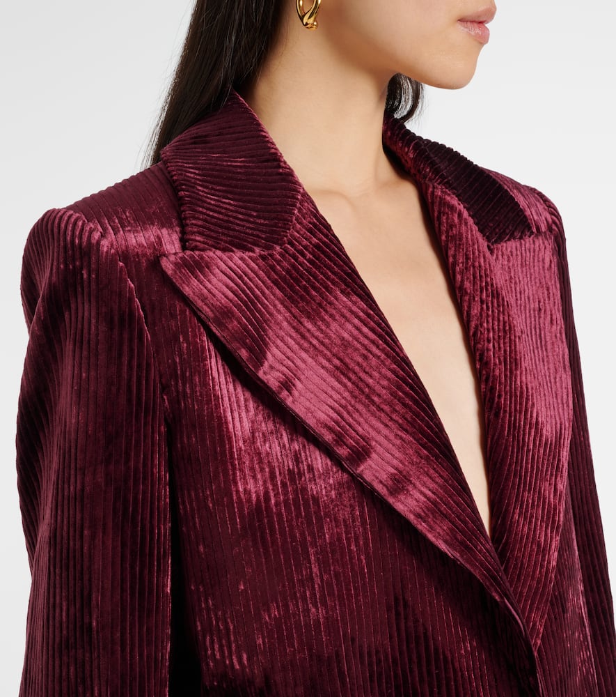 Oversized corduroy blazer