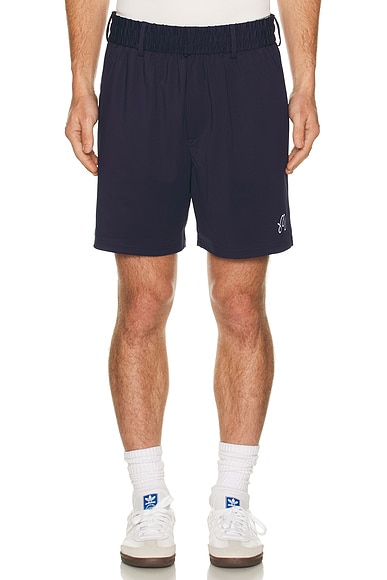Malbon Scooter Coolcore Short in Navy - Navy. S also in