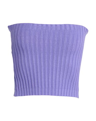 The Lulù Woman Top Purple Size ONESIZE Viscose, Polyester