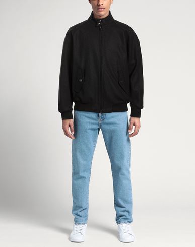 Man Jacket Black Size 44 Virgin Wool, Polyamide, Cashmere