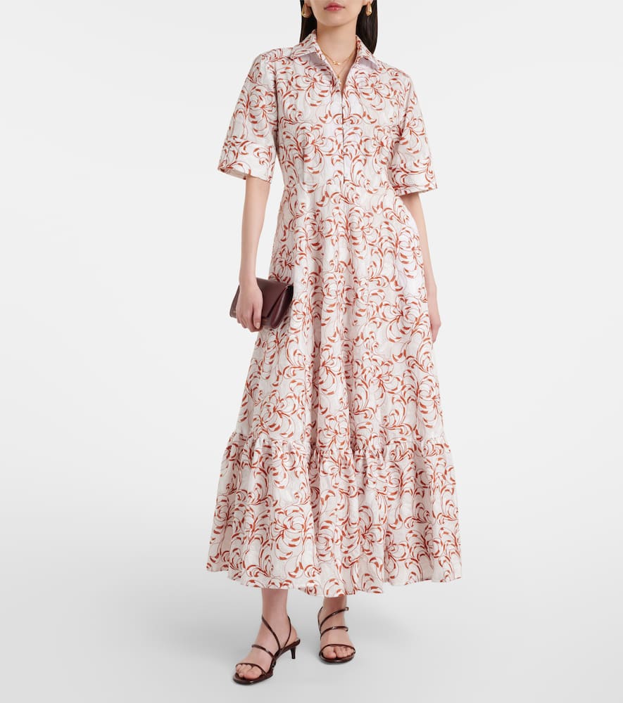 San Pietro printed shirt dress