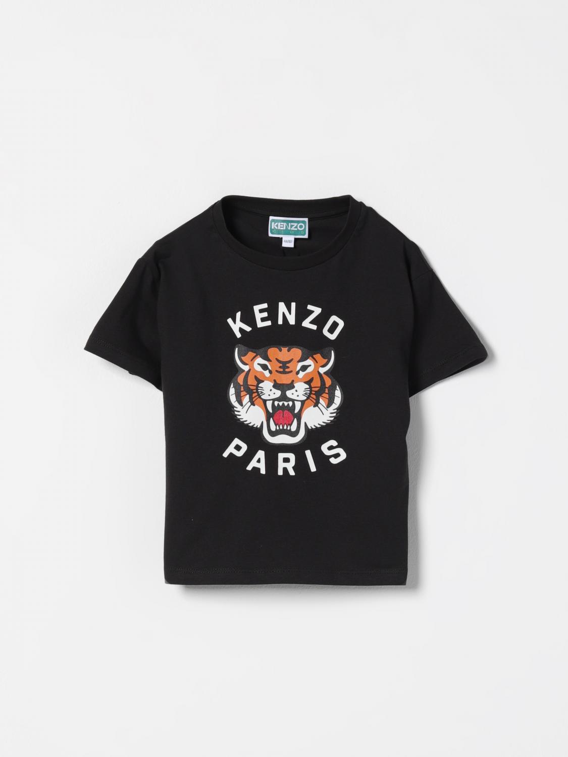 Tiger Head-print T-shirt - Red