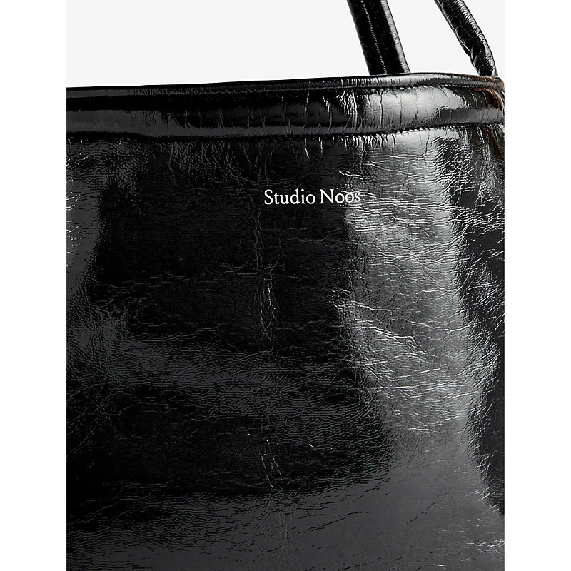 Black / Dark Grey Teddy Mom Woven Tote bag 1SIZE