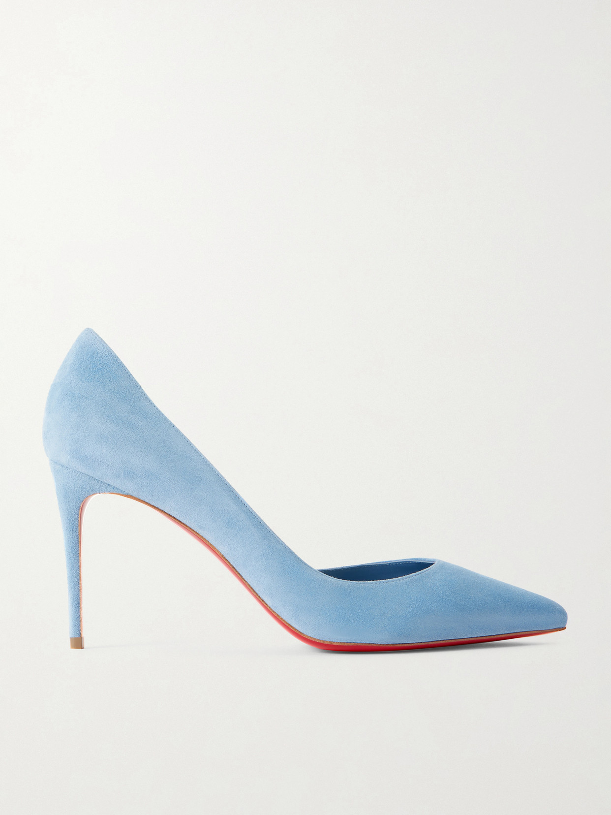 Iriza 85 Suede Pumps - Blue