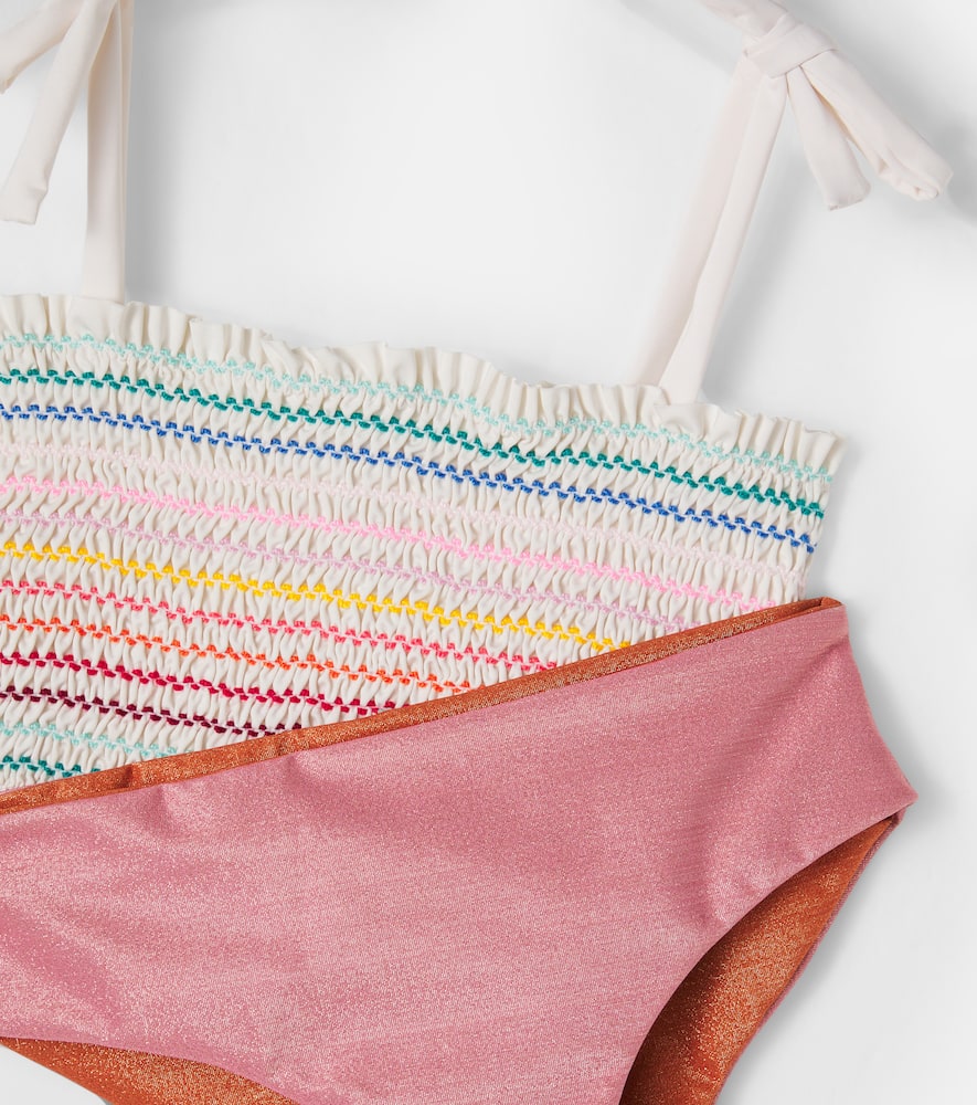 Smocked bikini