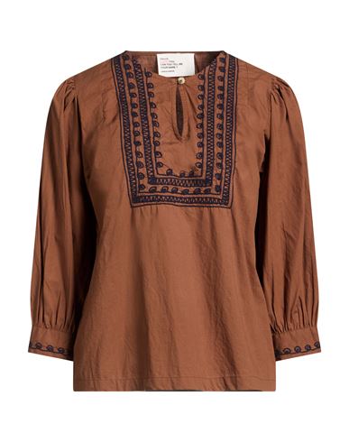Woman Top Brown Size M Organic cotton