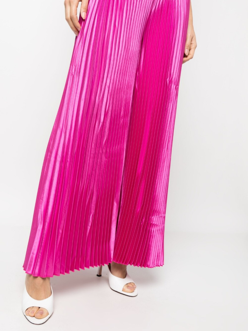 High waisted wide leg pants